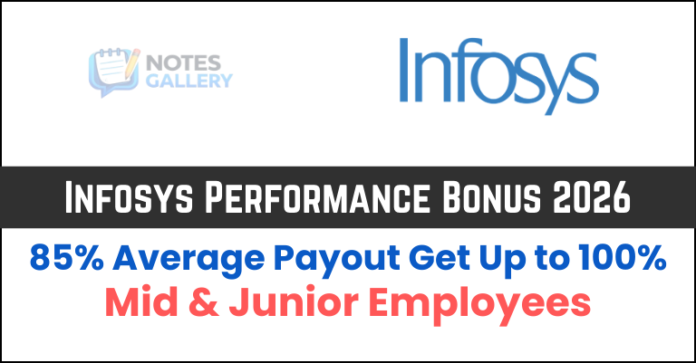 Infosys Performance Bonus 2026: 85% Average Payout, Mid & Junior Employees Get Up to 100%