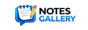 Notes Gallery - Explore Latest Jobs and Internship Opportunities