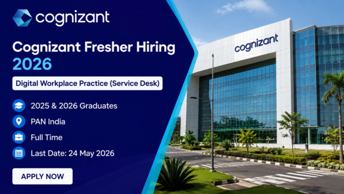 Cognizant Fresher Hiring 2026